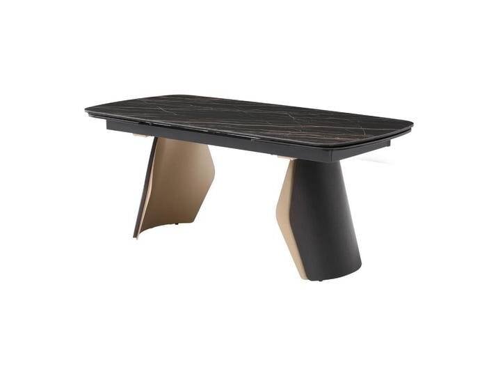 Vente-Unique ESSTISCH, Schwarz, Keramik, Uni, 10-Sitzer, Rechteckig, 90x76x260 cm, Esszimmer, Tische, Esstische von XXXLutz Marktplatz