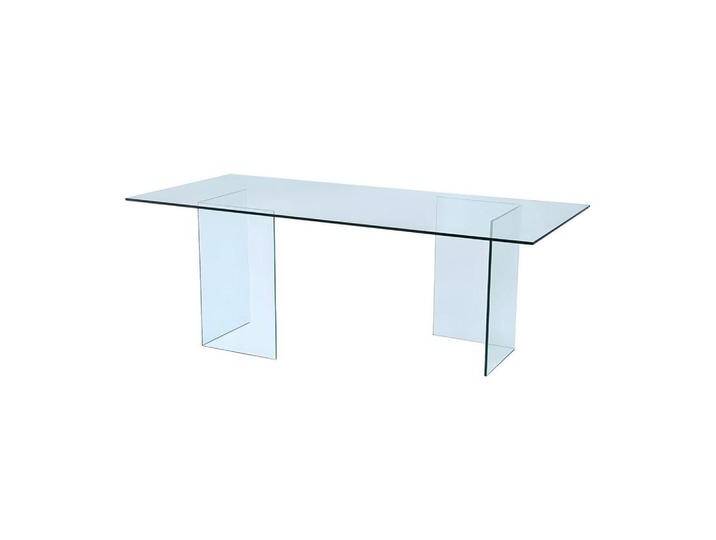 Vente-Unique ESSTISCH, Transparent, Glas, Uni, 8-Sitzer, Rechteckig, 90x75x210 cm, Esszimmer, Tische, Esstische von XXXLutz Marktplatz
