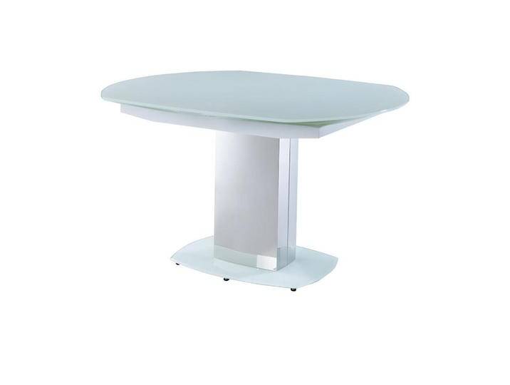 Vente-Unique ESSTISCH, Weiß, Glas, Uni, 8-Sitzer, Oval, 105x75x190 cm, Esszimmer, Tische, Esstische von XXXLutz Marktplatz