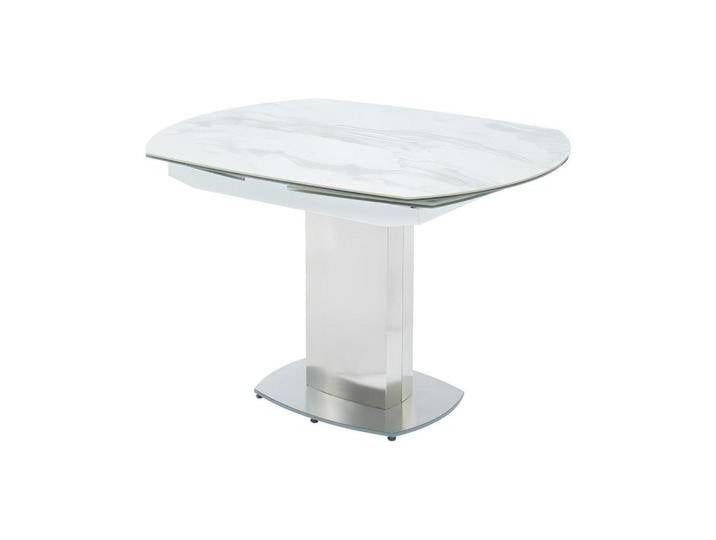 Vente-Unique ESSTISCH, Weiß, Glas, Uni, Oval, 90x75x180 cm, Esszimmer, Tische, Esstische von XXXLutz Marktplatz