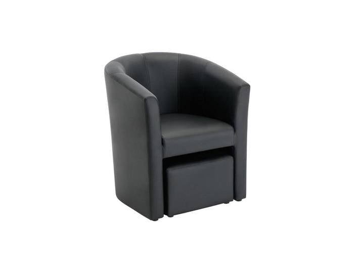 Vente-Unique LOUNGE-SESSEL, Schwarz, Leder, Uni, 1-Sitzer, Rund, 64x74x65 cm, Wohnzimmer, Sessel, Polstersessel von XXXLutz Marktplatz