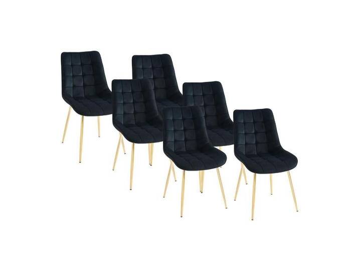 Vente-Unique POLSTERSTUHL, Schwarz, Uni, 60x87x49.5 cm, Esszimmer, Stühle, Esszimmerstühle, Vierfußstühle von XXXLutz Marktplatz