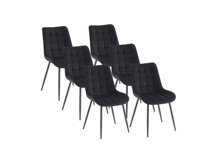 Vente-Unique POLSTERSTUHL, Schwarz, Uni, 60x87x49.5 cm, Esszimmer, Stühle, Esszimmerstühle von XXXLutz Marktplatz