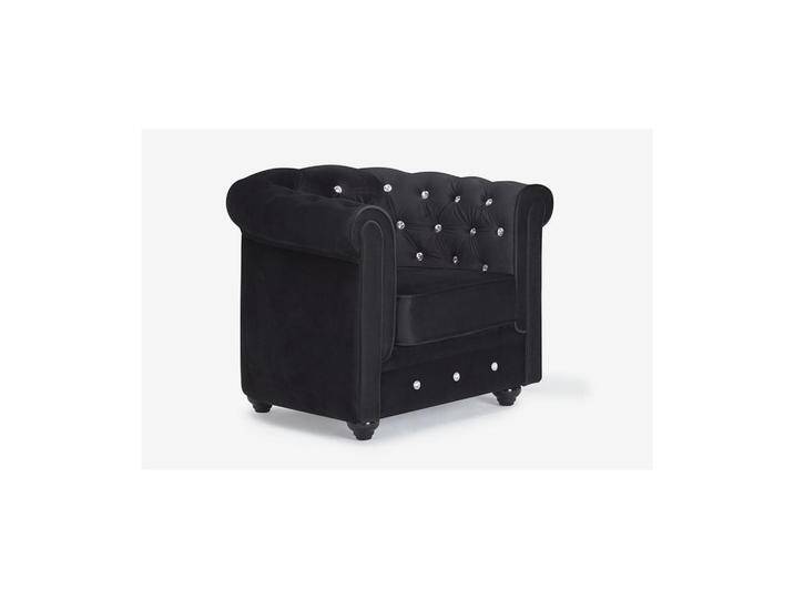 Vente-Unique SESSEL, Schwarz, Uni, 1-Sitzer, 78x72x85 cm, Wohnzimmer, Sessel, Chesterfield-Sessel von XXXLutz Marktplatz