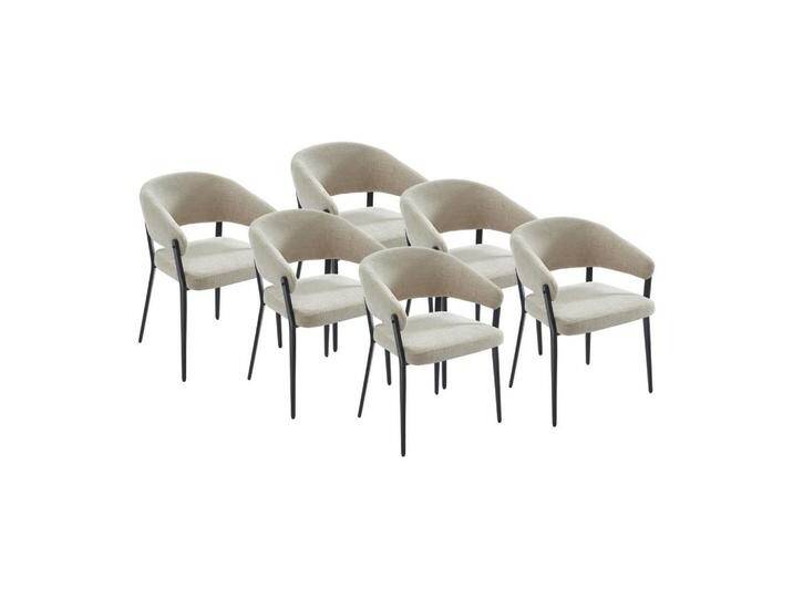 Vente-Unique STUHL, Beige, Uni, 55x77x56 cm, Esszimmer, Stühle, Esszimmerstühle, Armlehnenstühle von XXXLutz Marktplatz