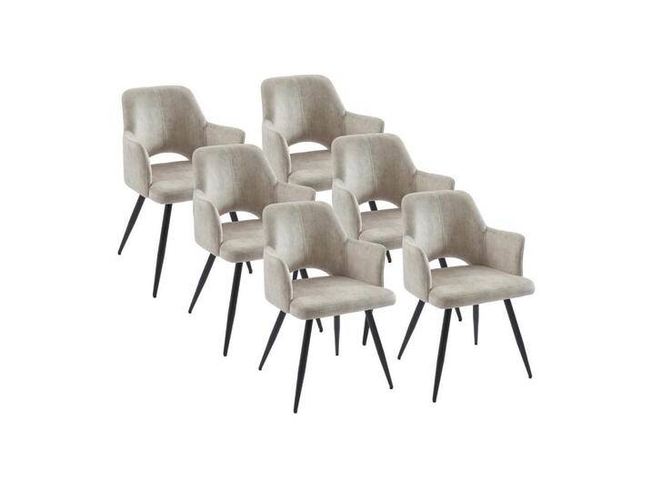 Vente-Unique STUHL, Beige, Uni, 59x85x54 cm, Esszimmer, Stühle, Esszimmerstühle, Armlehnenstühle von XXXLutz Marktplatz