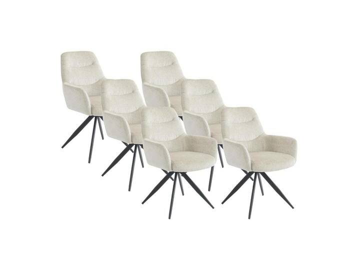 Vente-Unique STUHL, Creme, Uni, 66x89x60 cm, Esszimmer, Stühle, Esszimmerstühle, Armlehnenstühle von XXXLutz Marktplatz