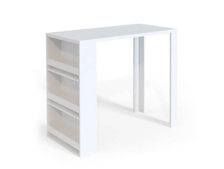 Vicco BARTISCH, Weiß, Weiß, 3 Fächer, Rechteckig,Rechteckig, 57x106x117 cm, Esszimmer, Barmöbel, Bartische von XXXLutz Marktplatz