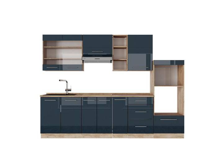 Vicco KÜCHENZEILE, Dunkelblau, Honigeiche, Küchenblock,Rechteckig, 280x81.6x60 cm, Küchen, Küchenzeilen & Küchenblöcke, Küchenzeilen ohne Geräte Vicco KÜCHENZEILE, Dunkelblau, Honigeiche, Küchenblock,Rechteckig, 280x81.6x60 cm, Küchen, Küchenzeilen & Küchenblöcke, Küchenzeilen ohne Geräte von XXXLutz Marktplatz