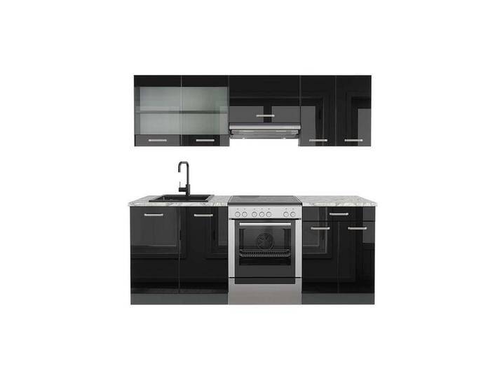 Vicco KÜCHENZEILE, Schwarz Hochglanz, Anthrazit, Küchenblock,Rechteckig, 200x81.6x60 cm, Küchen, Küchenzeilen & Küchenblöcke, Küchenzeilen ohne Geräte Vicco KÜCHENZEILE, Schwarz Hochglanz, Anthrazit, Küchenblock,Rechteckig, 200x81.6x60 cm, Küchen, Küchenzeilen & Küchenblöcke, Küchenzeilen ohne Geräte von XXXLutz Marktplatz