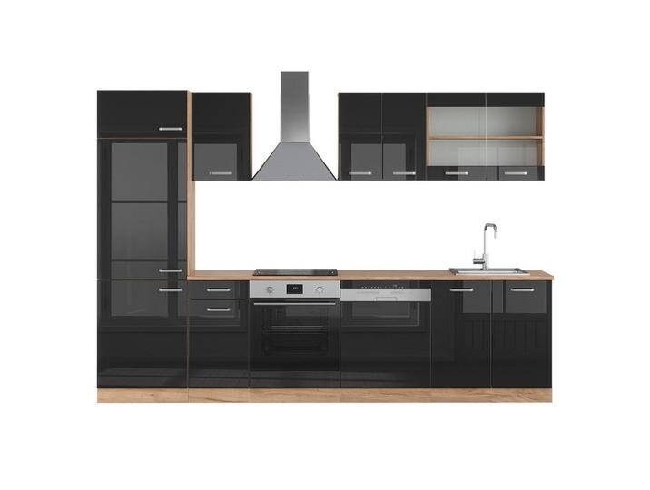 Vicco KÜCHENZEILE, Schwarz Hochglanz, Eiche Wotan, Küchenblock,Rechteckig, 300x81.6x46 cm, Küchen, Küchenzeilen & Küchenblöcke, Küchenzeilen ohne Geräte Vicco KÜCHENZEILE, Schwarz Hochglanz, Eiche Wotan, Küchenblock,Rechteckig, 300x81.6x46 cm, Küchen, Küchenzeilen & Küchenblöcke, Küchenzeilen ohne Geräte von XXXLutz Marktplatz