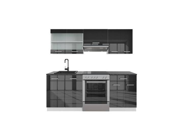 Vicco KÜCHENZEILE, Schwarz Hochglanz, Weiß, Küchenblock,Rechteckig, 200x81.6x46 cm, Küchen, Küchenzeilen & Küchenblöcke, Küchenzeilen ohne Geräte Vicco KÜCHENZEILE, Schwarz Hochglanz, Weiß, Küchenblock,Rechteckig, 200x81.6x46 cm, Küchen, Küchenzeilen & Küchenblöcke, Küchenzeilen ohne Geräte von XXXLutz Marktplatz