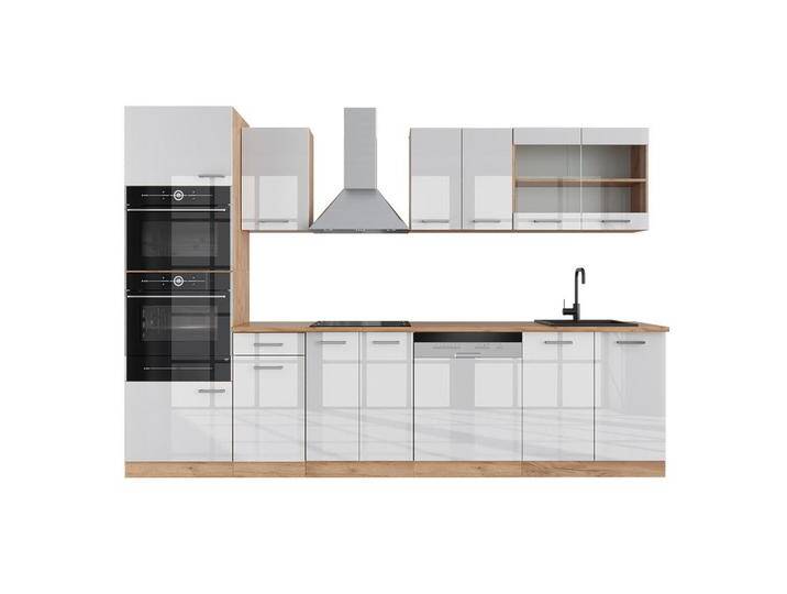 Vicco KÜCHENZEILE, Weiß Hochglanz, Eiche Wotan, Küchenblock,Rechteckig, 300x81.6x46 cm, Küchen, Küchenzeilen & Küchenblöcke, Küchenzeilen ohne Geräte Vicco KÜCHENZEILE, Weiß Hochglanz, Eiche Wotan, Küchenblock,Rechteckig, 300x81.6x46 cm, Küchen, Küchenzeilen & Küchenblöcke, Küchenzeilen ohne Geräte von XXXLutz Marktplatz