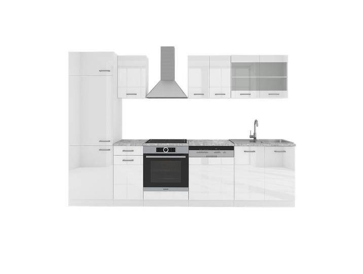 Vicco KÜCHENZEILE, Weiß Hochglanz, Weiß, Küchenblock,Rechteckig, 300x81.6x46 cm, Küchen, Küchenzeilen & Küchenblöcke, Küchenzeilen ohne Geräte Vicco KÜCHENZEILE, Weiß Hochglanz, Weiß, Küchenblock,Rechteckig, 300x81.6x46 cm, Küchen, Küchenzeilen & Küchenblöcke, Küchenzeilen ohne Geräte von XXXLutz Marktplatz