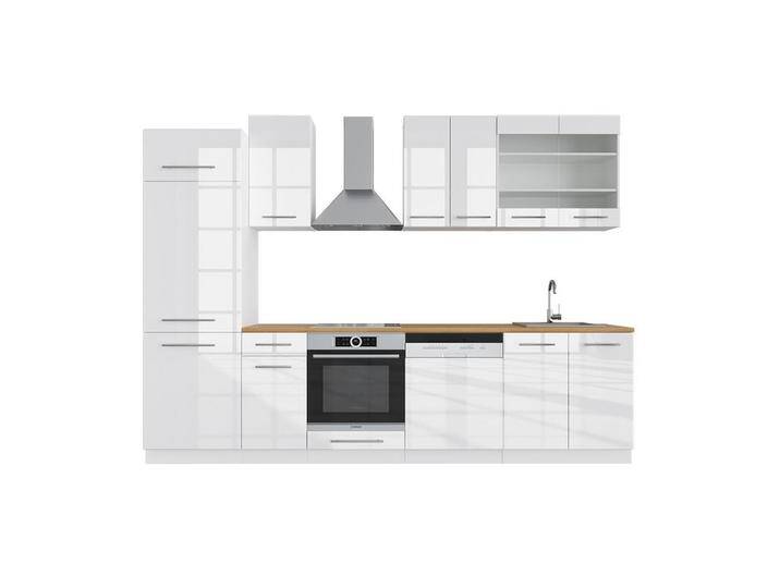 Vicco KÜCHENZEILE, Weiß Hochglanz, Weiß, Küchenblock,Rechteckig, 300x81.6x46 cm, Küchen, Küchenzeilen & Küchenblöcke, Küchenzeilen ohne Geräte von XXXLutz Marktplatz