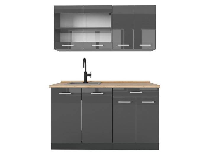 Vicco SINGLEKÜCHE, Anthrazit, Anthrazit, Küchenblock,Rechteckig, 140x81.6x46 cm, Küchen, Küchenzeilen & Küchenblöcke, Küchenzeilen ohne Geräte Vicco SINGLEKÜCHE, Anthrazit, Anthrazit, Küchenblock,Rechteckig, 140x81.6x46 cm, Küchen, Küchenzeilen & Küchenblöcke, Küchenzeilen ohne Geräte von XXXLutz Marktplatz