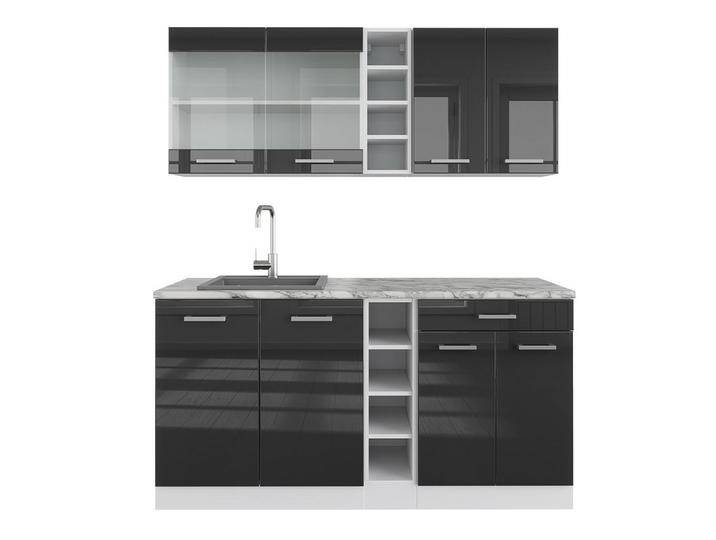 Vicco SINGLEKÜCHE, Anthrazit, Weiß, Küchenblock,Rechteckig, 160x81.6x60 cm, Küchen, Küchenzeilen & Küchenblöcke, Küchenzeilen ohne Geräte von XXXLutz Marktplatz