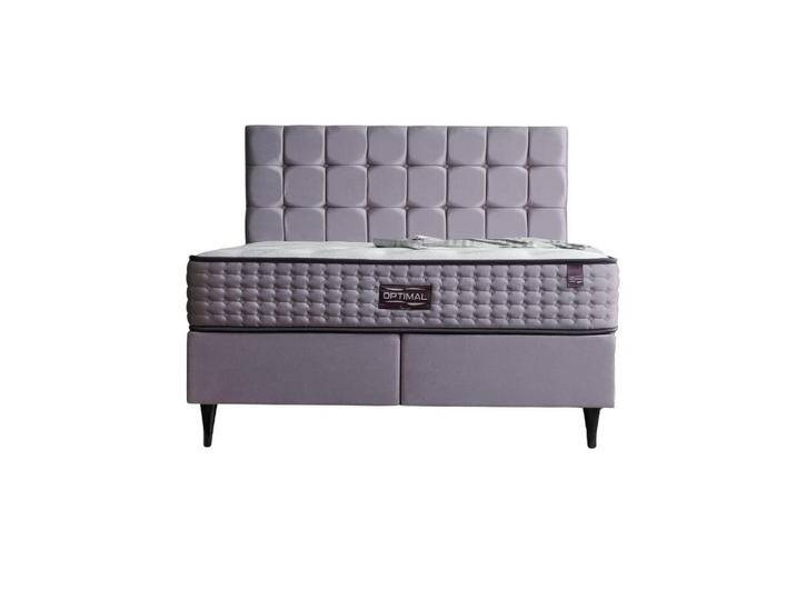 Villa Möbel POLSTERBETT-SET, Grau, Metall, Uni, 140x200 cm, Schlafzimmer, Betten, Polsterbetten von XXXLutz Marktplatz