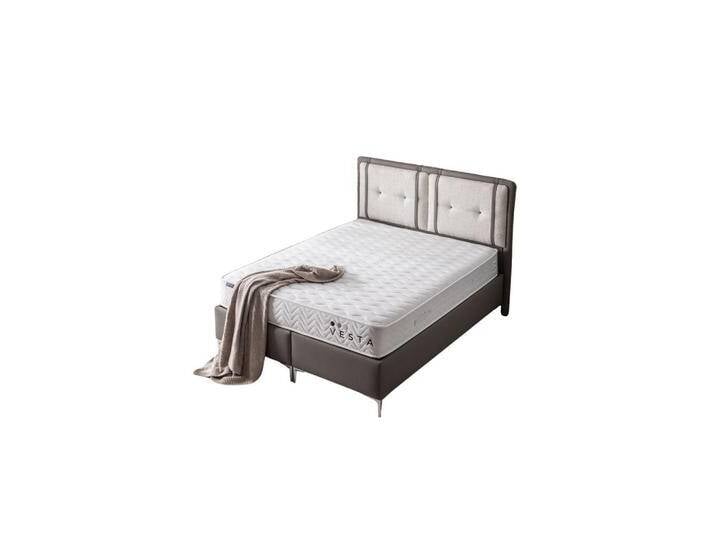 Villa Möbel POLSTERBETT-SET, Taupe, Metall, Uni, 140x200 cm, Schlafzimmer, Betten, Polsterbetten von XXXLutz Marktplatz