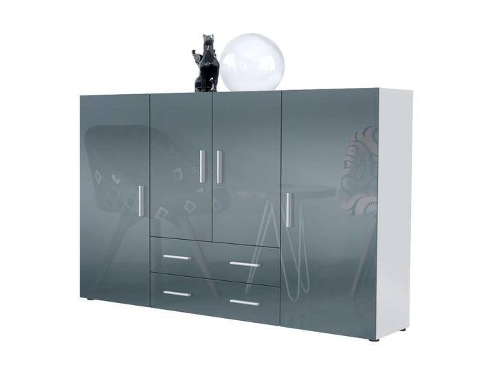 Vladon HIGHBOARD, Grau, 166x106x35 cm, Wohnzimmer, Kommoden & Sideboards, Highboards Vladon HIGHBOARD, Grau, 166x106x35 cm, Wohnzimmer, Kommoden & Sideboards, Highboards von XXXLutz Marktplatz