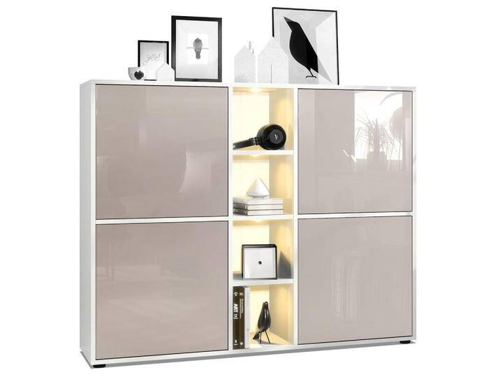 Vladon HIGHBOARD, Sand, 130.5x105.5x35.5 cm, Wohnzimmer, Kommoden & Sideboards, Highboards Vladon HIGHBOARD, Sand, 130.5x105.5x35.5 cm, Wohnzimmer, Kommoden & Sideboards, Highboards von XXXLutz Marktplatz
