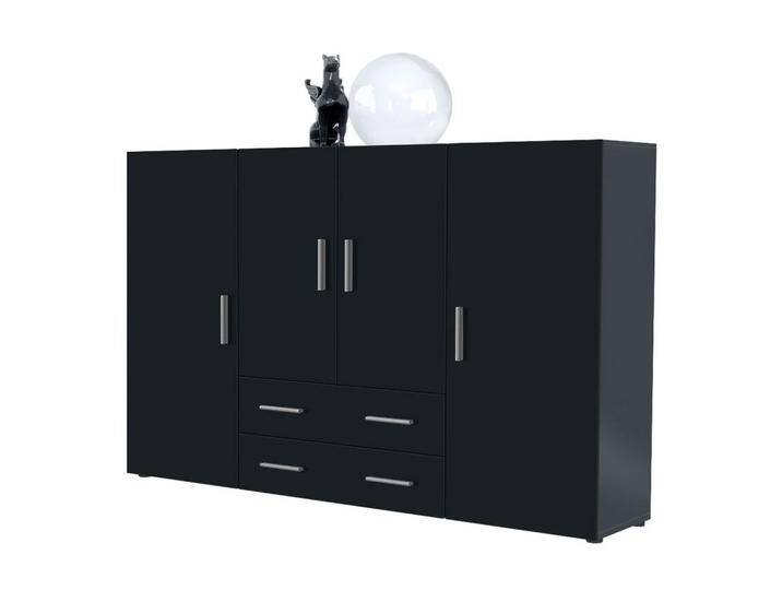 Vladon HIGHBOARD, Schwarz, 166x106x35 cm, Wohnzimmer, Kommoden & Sideboards, Highboards Vladon HIGHBOARD, Schwarz, 166x106x35 cm, Wohnzimmer, Kommoden & Sideboards, Highboards von XXXLutz Marktplatz