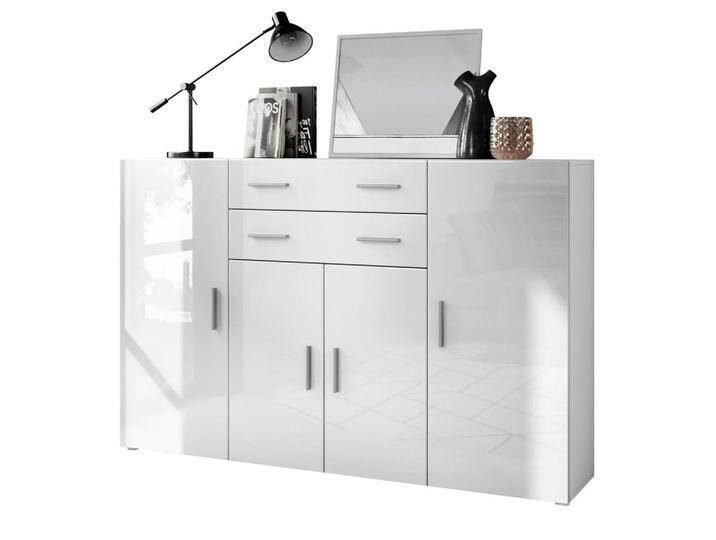 Vladon HIGHBOARD, Weiß Hochglanz, 166.5x106.5x35 cm, Wohnzimmer, Kommoden & Sideboards, Highboards Vladon HIGHBOARD, Weiß Hochglanz, 166.5x106.5x35 cm, Wohnzimmer, Kommoden & Sideboards, Highboards von XXXLutz Marktplatz