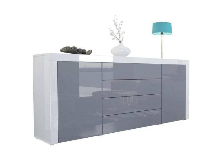 Vladon SIDEBOARD, Grau, 167x72x35 cm, Wohnzimmer, Kommoden & Sideboards, Sideboards von XXXLutz Marktplatz