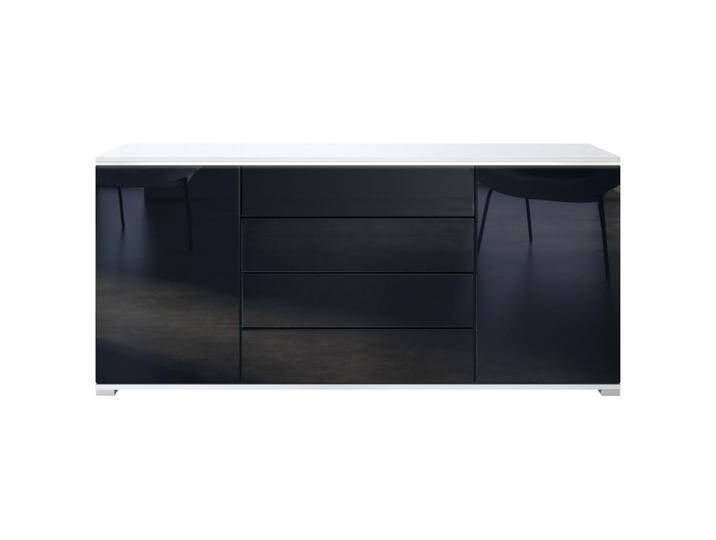 Vladon SIDEBOARD, Schwarz Hochglanz, 166.5x75.5x35 cm, Wohnzimmer, Kommoden & Sideboards, Sideboards Vladon SIDEBOARD, Schwarz Hochglanz, 166.5x75.5x35 cm, Wohnzimmer, Kommoden & Sideboards, Sideboards von XXXLutz Marktplatz