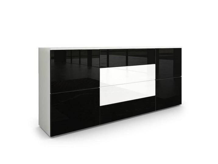 Vladon SIDEBOARD, Schwarz Hochglanz, 166x72x35 cm, Wohnzimmer, Kommoden & Sideboards, Sideboards Vladon SIDEBOARD, Schwarz Hochglanz, 166x72x35 cm, Wohnzimmer, Kommoden & Sideboards, Sideboards von XXXLutz Marktplatz