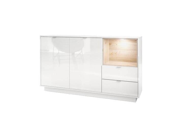 Vladon SIDEBOARD, Silbereichen, 153x88x38 cm, Wohnzimmer, Kommoden & Sideboards, Sideboards von XXXLutz Marktplatz