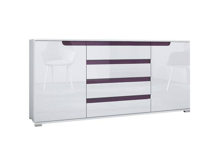 Vladon SIDEBOARD, Weiß Hochglanz, Violett, 166.5x75.5x35 cm, Wohnzimmer, Kommoden & Sideboards, Sideboards Vladon SIDEBOARD, Weiß Hochglanz, Violett, 166.5x75.5x35 cm, Wohnzimmer, Kommoden & Sideboards, Sideboards von XXXLutz Marktplatz
