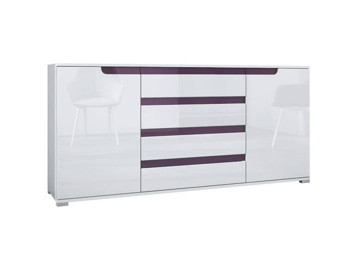 Vladon SIDEBOARD, Weiß Hochglanz, Violett, 166.5x75.5x35 cm, Wohnzimmer, Kommoden & Sideboards, Sideboards Vladon SIDEBOARD, Weiß Hochglanz, Violett, 166.5x75.5x35 cm, Wohnzimmer, Kommoden & Sideboards, Sideboards von XXXLutz Marktplatz