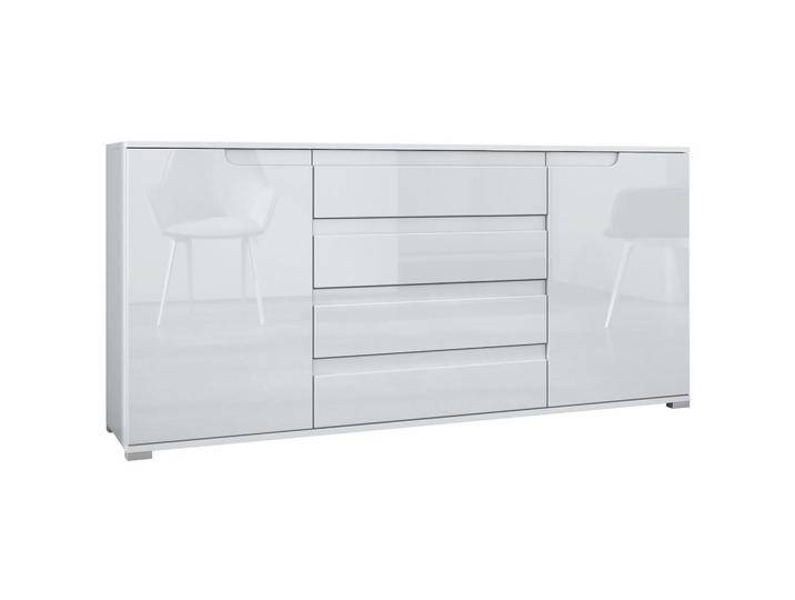 Vladon SIDEBOARD, Weiß Hochglanz, 166.5x75.5x35 cm, Wohnzimmer, Kommoden & Sideboards, Sideboards Vladon SIDEBOARD, Weiß Hochglanz, 166.5x75.5x35 cm, Wohnzimmer, Kommoden & Sideboards, Sideboards von XXXLutz Marktplatz