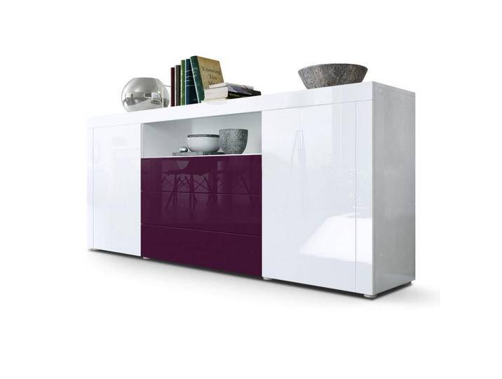 Vladon SIDEBOARD, Weiß Hochglanz, Violett, 167x72x35 cm, Wohnzimmer, Kommoden & Sideboards, Sideboards Vladon SIDEBOARD, Weiß Hochglanz, Violett, 167x72x35 cm, Wohnzimmer, Kommoden & Sideboards, Sideboards von XXXLutz Marktplatz