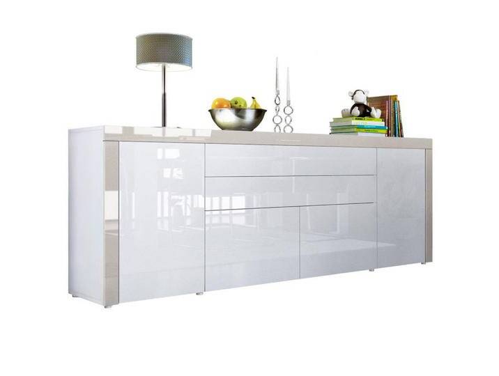 Vladon SIDEBOARD, Weiß Hochglanz, 200x72x35 cm, Wohnzimmer, Kommoden & Sideboards, Sideboards Vladon SIDEBOARD, Weiß Hochglanz, 200x72x35 cm, Wohnzimmer, Kommoden & Sideboards, Sideboards von XXXLutz Marktplatz