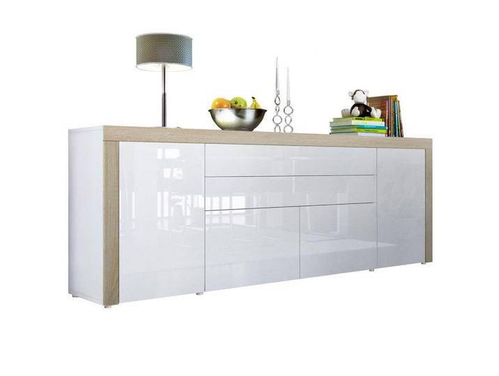 Vladon SIDEBOARD, Weiß Hochglanz, 200x72x35 cm, Wohnzimmer, Kommoden & Sideboards, Sideboards Vladon SIDEBOARD, Weiß Hochglanz, 200x72x35 cm, Wohnzimmer, Kommoden & Sideboards, Sideboards von XXXLutz Marktplatz