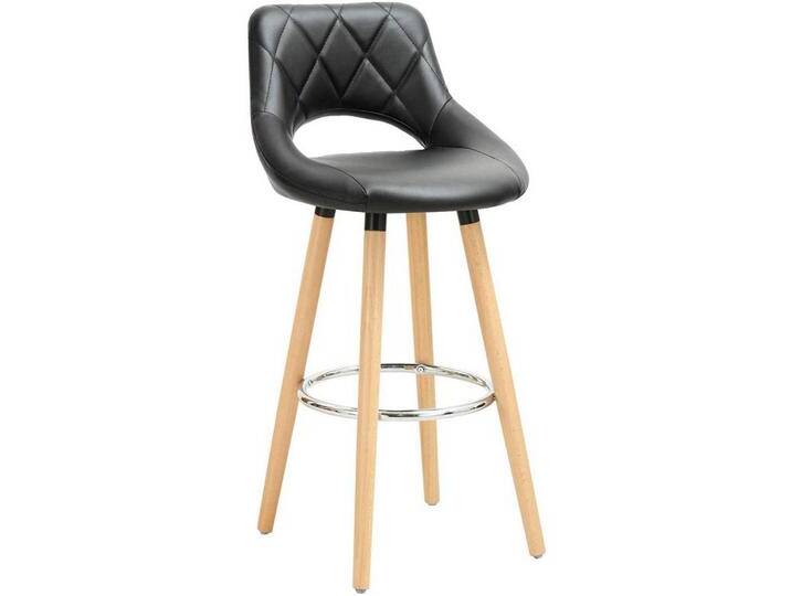 Woltu BARHOCKER, Schwarz, Säule, 43x91x43 cm, Esszimmer, Barmöbel, Barhocker von XXXLutz Marktplatz