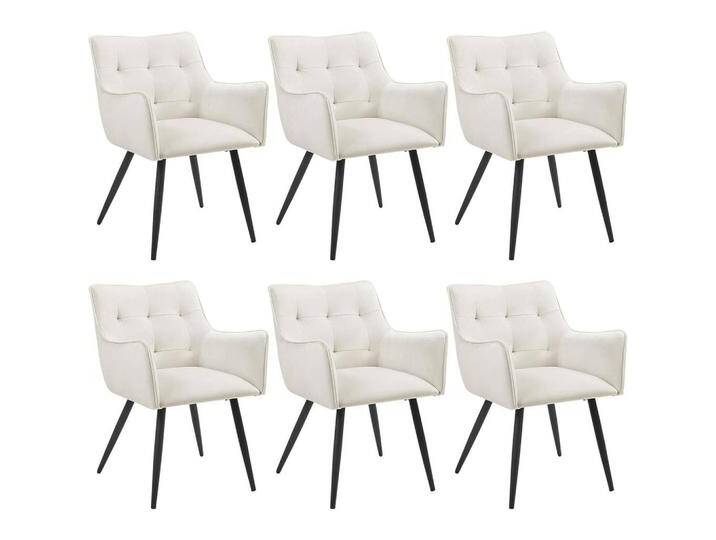 Woltu ESSZIMMERSTUHL, Creme, konisch, 54x80x48 cm, Esszimmer, Stühle, Esszimmerstühle, Armlehnenstühle von XXXLutz Marktplatz