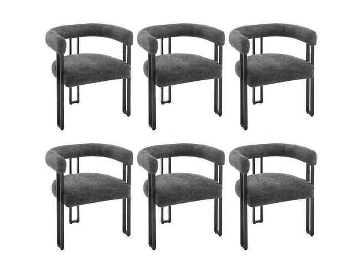 Woltu ESSZIMMERSTUHL, Dunkelgrau, U-Form, 61.5x72x51.5 cm, Esszimmer, Stühle, Esszimmerstühle, Armlehnenstühle von XXXLutz Marktplatz