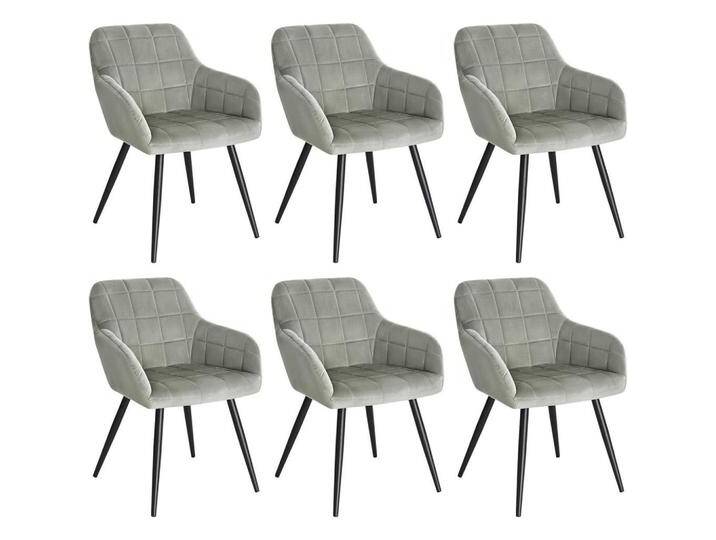 Woltu ESSZIMMERSTUHL, Grau, Metall, Säule, 56x81x62 cm, Esszimmer, Stühle, Esszimmerstühle, Armlehnenstühle von XXXLutz Marktplatz