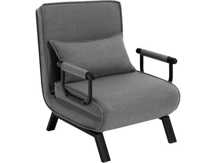 Woltu SCHLAFSESSEL, Dunkelgrau, Rechteckig, 65x78x75 cm, Wohnzimmer, Sessel, Schlafsessel von XXXLutz Marktplatz