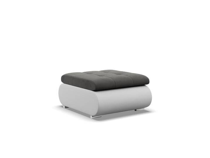 XXXL SITZPOUF, Dunkelgrau, Hellgrau, 88x42x70 cm, Wohnzimmer, Hocker, Poufs von XXXLutz Marktplatz