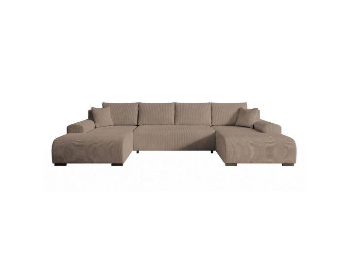 XXXL WOHNLANDSCHAFT, Beige, 3-Sitzer, 349x80x185 cm, Wohnzimmer, Sofas & Couches, Wohnlandschaften, Wohnlandschaften in U-Form von XXXLutz Marktplatz