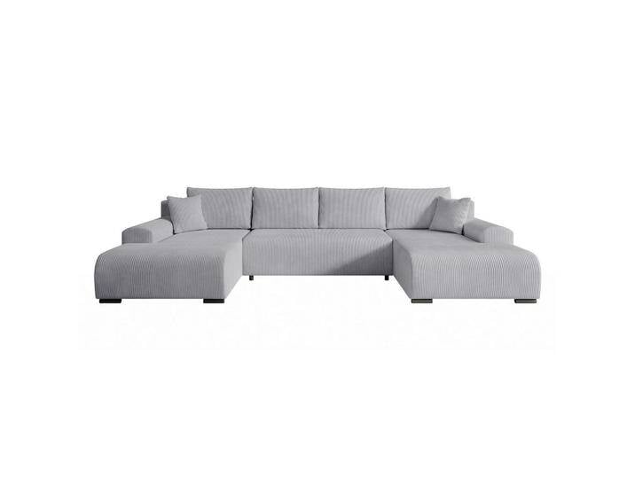 XXXL WOHNLANDSCHAFT, Grau, 3-Sitzer, 349x80x185 cm, Wohnzimmer, Sofas & Couches, Wohnlandschaften, Wohnlandschaften in U-Form von XXXLutz Marktplatz