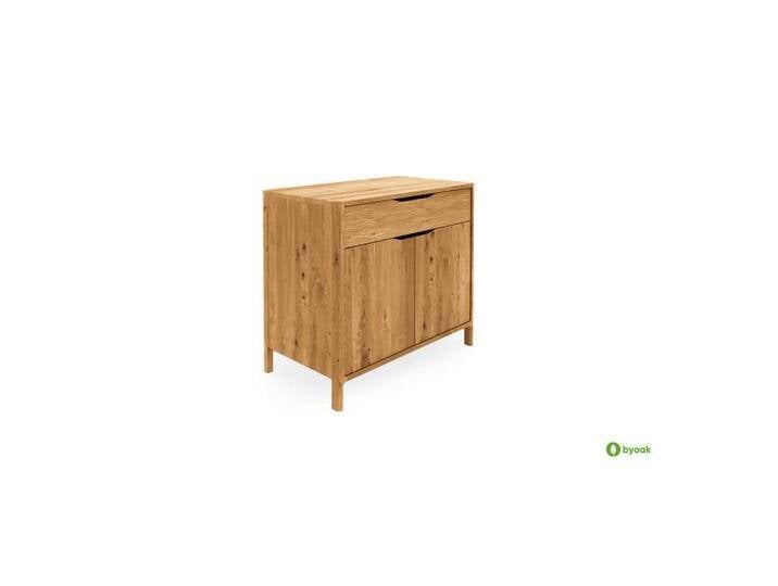 byoak KOMMODE, Wildeiche, Holz, Kerneiche, 80x80x50 cm, Wohnzimmer, Kommoden & Sideboards, Kommoden von XXXLutz Marktplatz