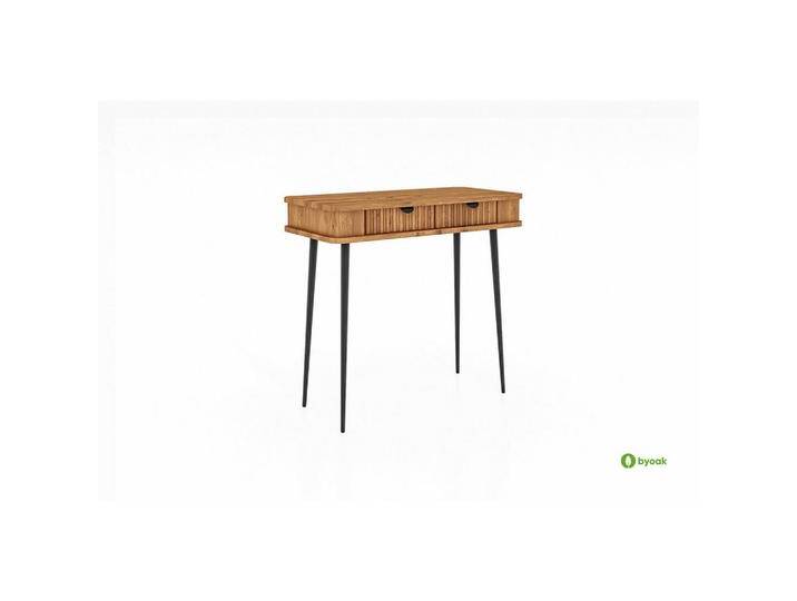 byoak SCHMINKTISCH, Wildeiche, Holz, Echtholz,Wildeiche, 90x84x46 cm, Wohnzimmer, Wohnzimmertische, Konsolentische von XXXLutz Marktplatz