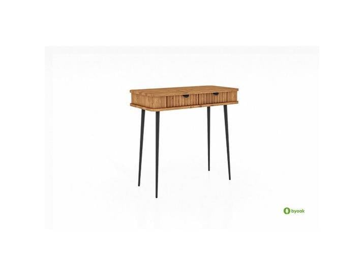 byoak SCHMINKTISCH, Wildeiche, Holz, Echtholz,Wildeiche, 90x84x46 cm, Wohnzimmer, Wohnzimmertische, Konsolentische von XXXLutz Marktplatz
