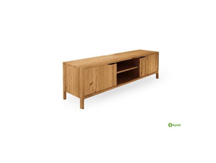byoak TV-SCHRANK, Wildeiche, Holz, Kerneiche, 160x48x50 cm, Wohnzimmer, Wohnwände, Lowboards, Lowboards stehend von XXXLutz Marktplatz