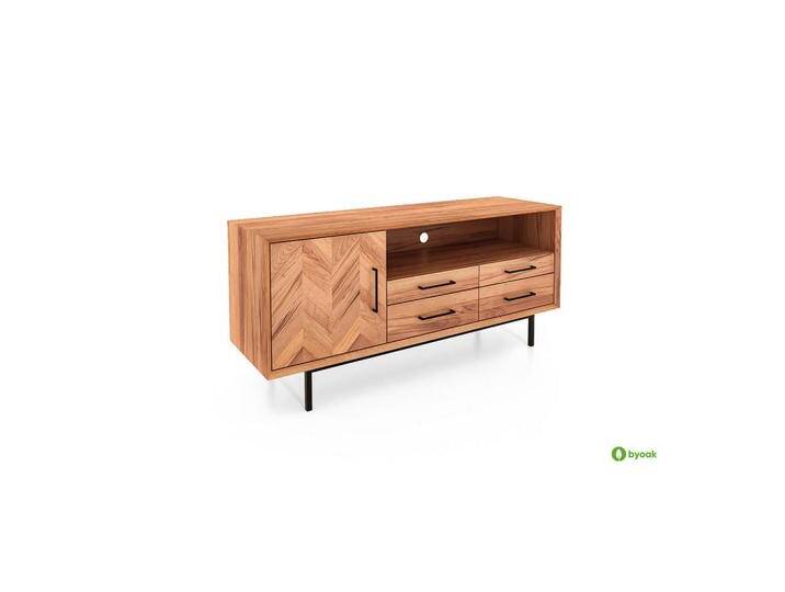 byoak TV-STÄNDER, Kernbuche, Holz, Echtholz,Buche, 144x65x45 cm, Wohnzimmer, Kommoden & Sideboards, Kommoden von XXXLutz Marktplatz